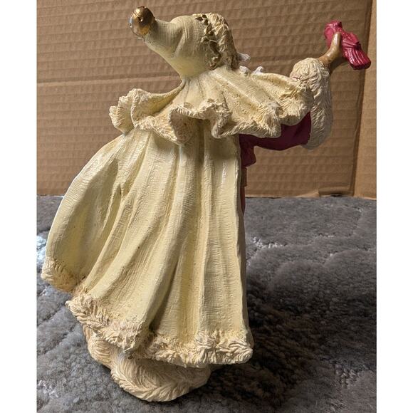 Midwest Cannon Falls VTG Santa Figurine With Tree Cardinals Old World Saint 7" - Picture 4 of 8